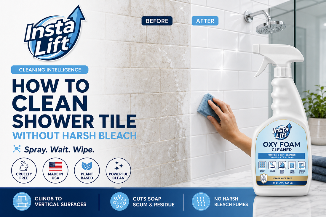 How to Clean Shower Tile Without Harsh Bleach