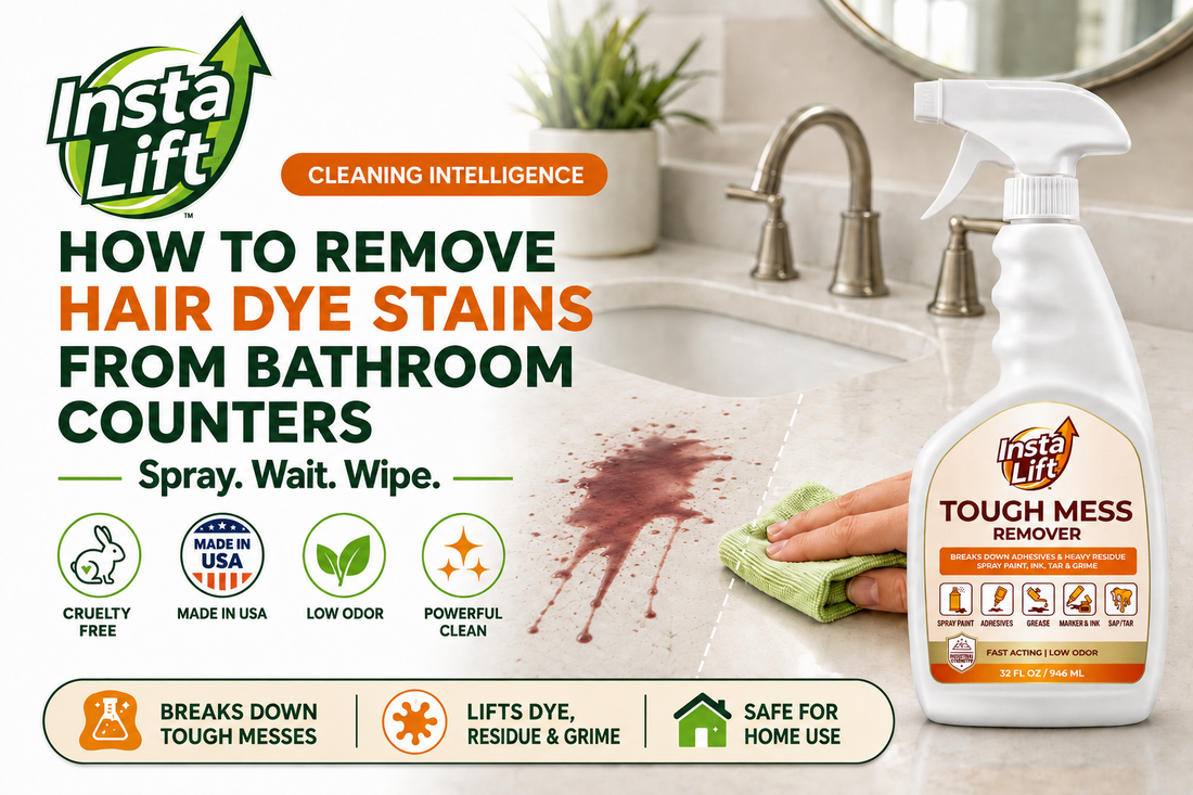How to Remove Hair Dye Stains from Bathroom Counters