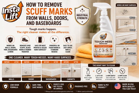 How to Remove Scuff Marks from Walls, Doors, and Baseboards