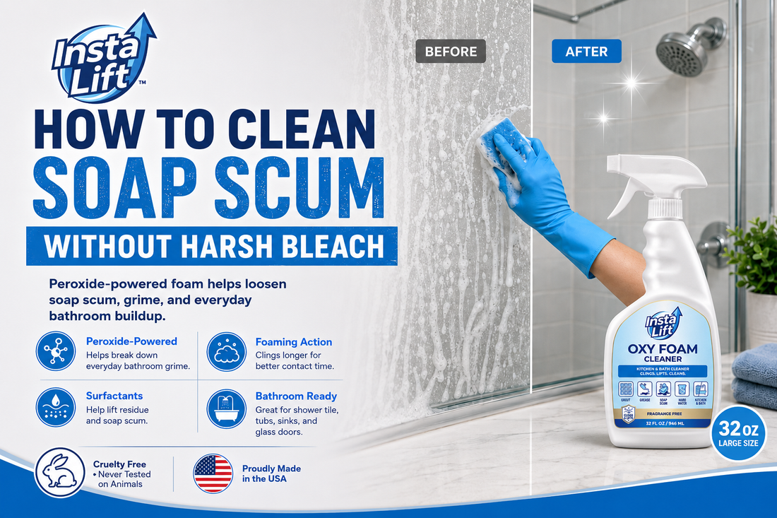 How to Clean Soap Scum Without Harsh Bleach