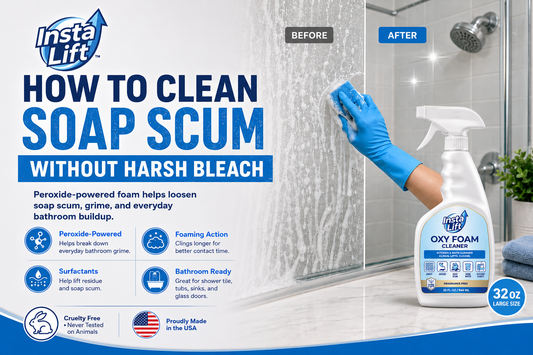 How to Clean Soap Scum Without Harsh Bleach