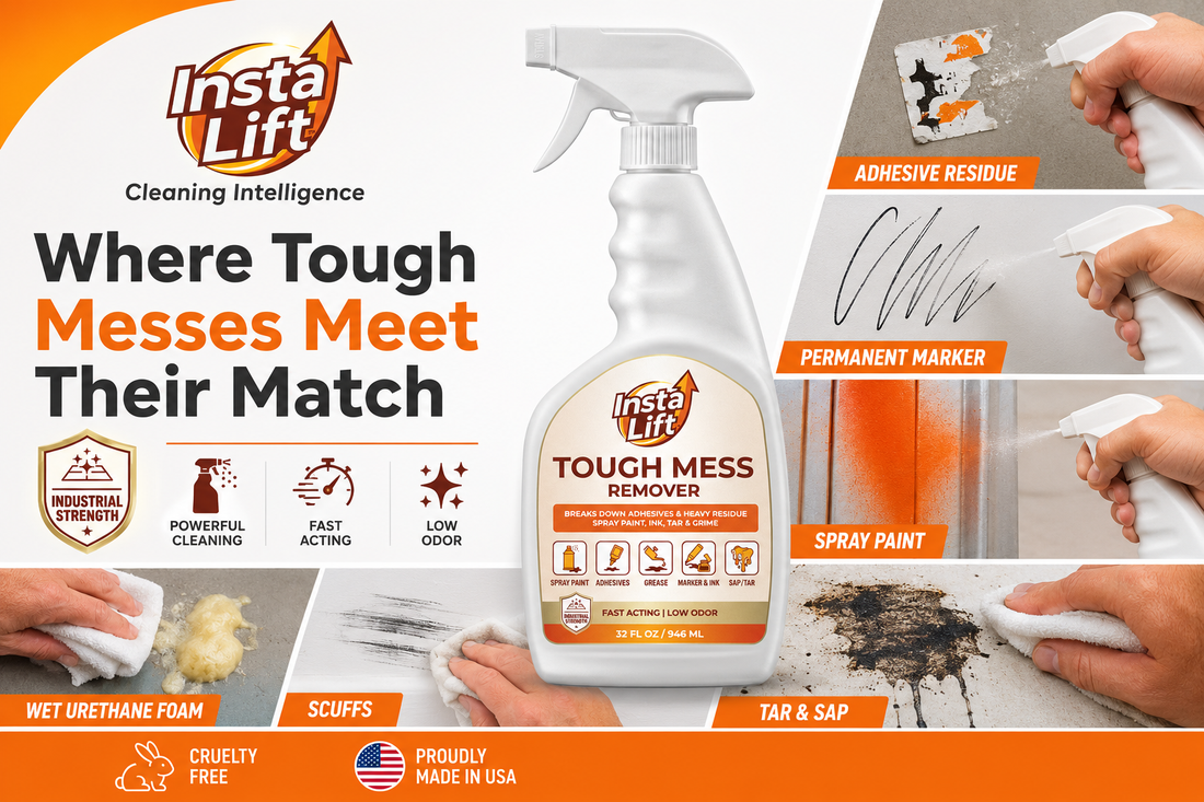 One Cleaner for the Messes Regular Cleaners Leave Behind