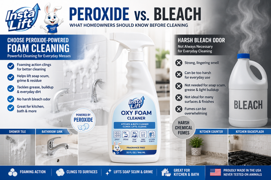 Peroxide vs. Bleach: What Homeowners Should Know Before Cleaning