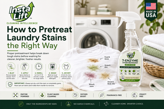 How to Pretreat Laundry Stains the Right Way