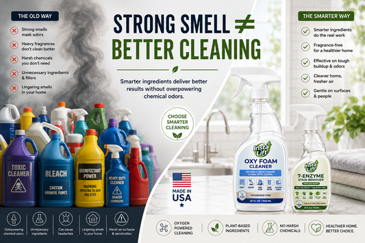 Why Strong Chemical Smells Don’t Always Mean Better Cleaning