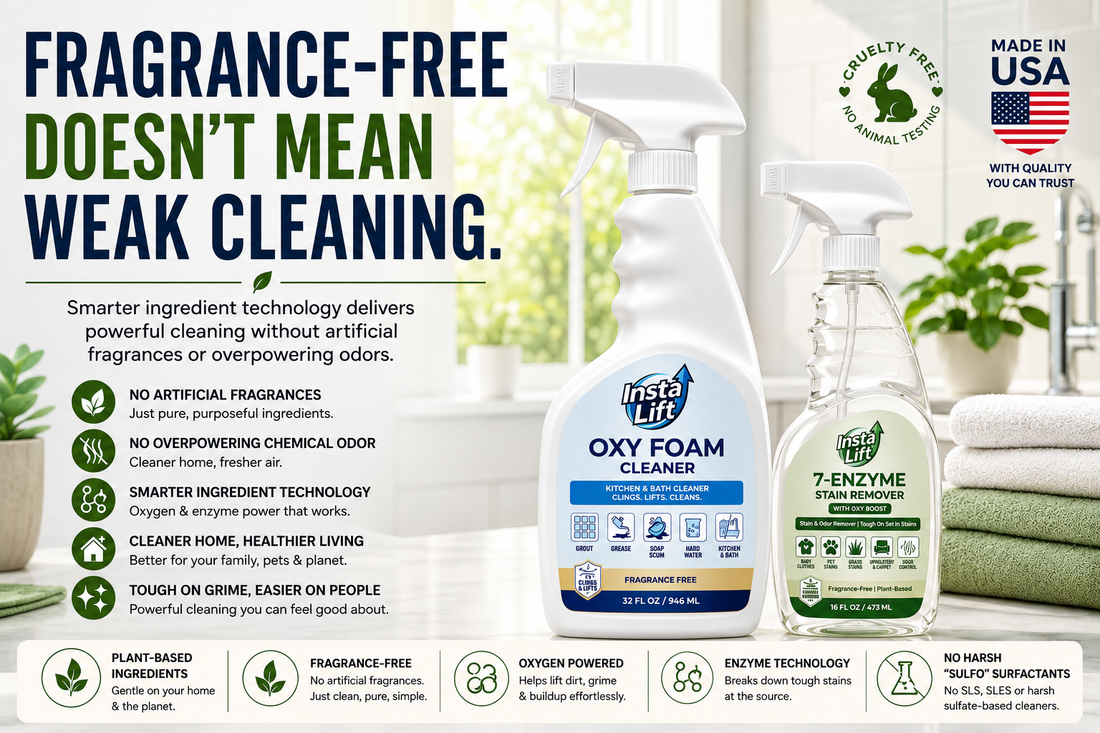 How Fragrance-Free Cleaning Products Can Still Clean Better