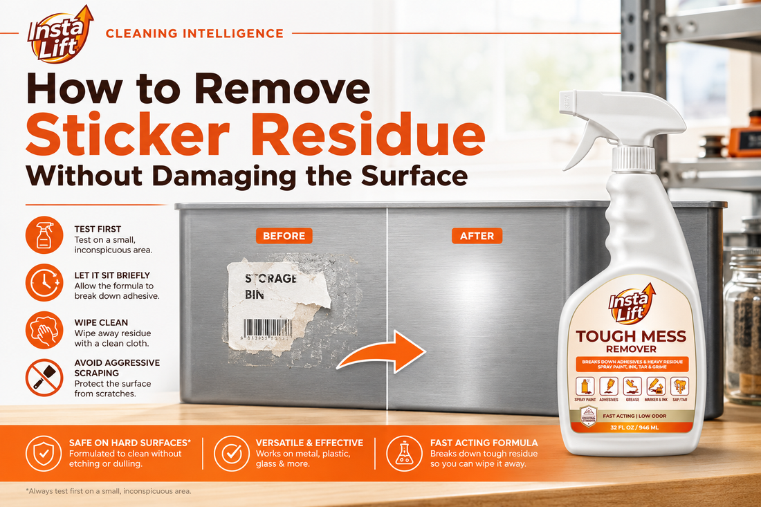 How to Remove Sticker Residue Without Damaging the Surface