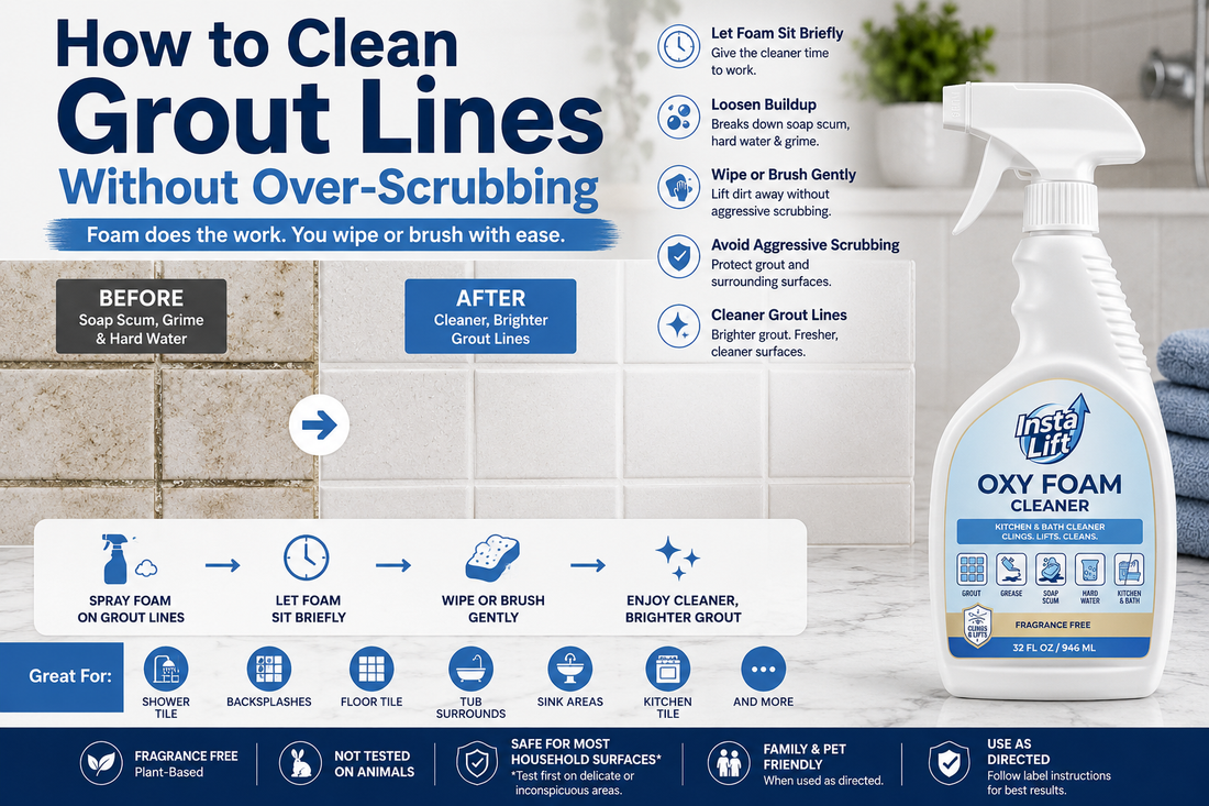 How to Clean Grout Lines Without Over-Scrubbing