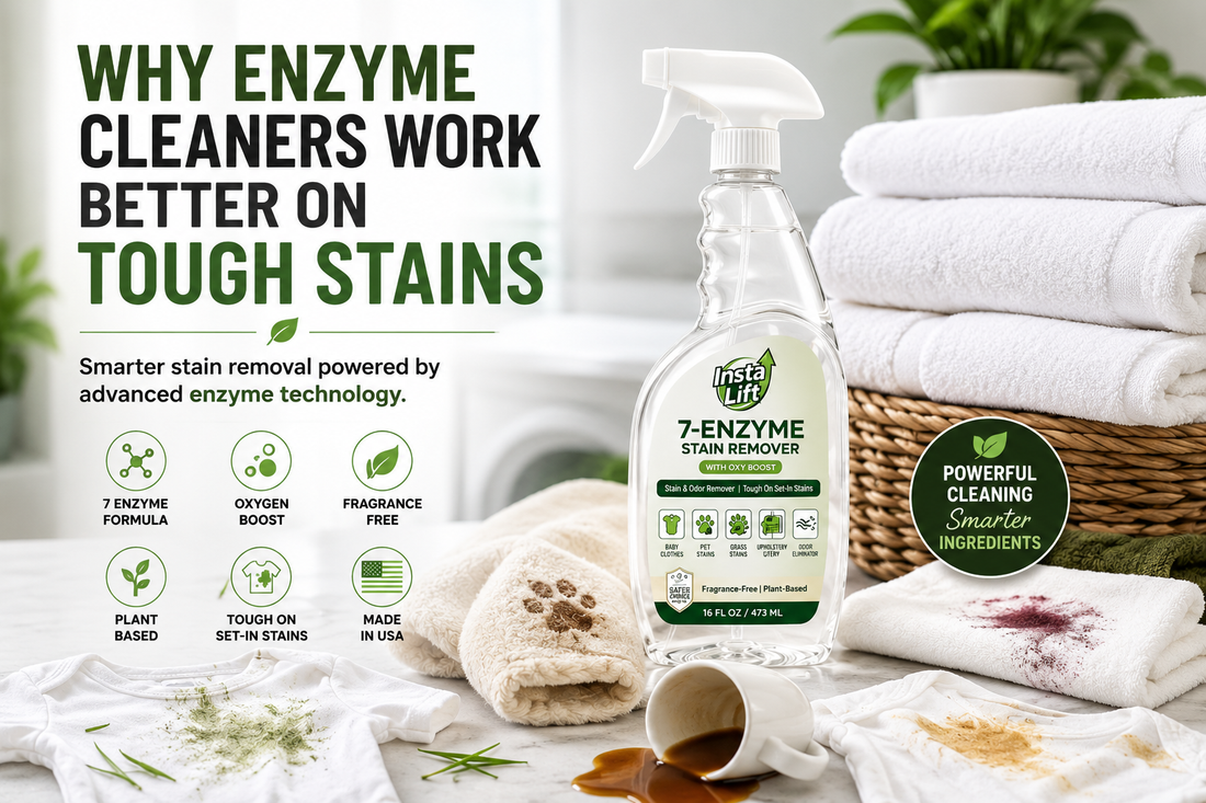 Why Enzyme Cleaners Work Better on Tough Stains