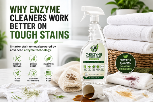 Why Enzyme Cleaners Work Better on Tough Stains