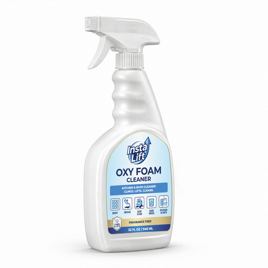 Insta Lift Oxy Foam Cleaner bottle on a white background